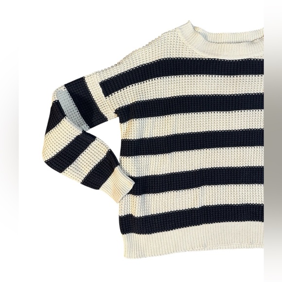 Emerson Fry DAILY SWEATER - NAVY FRENCH STRIPE ORGANIC Small - Picture 3 of 7
